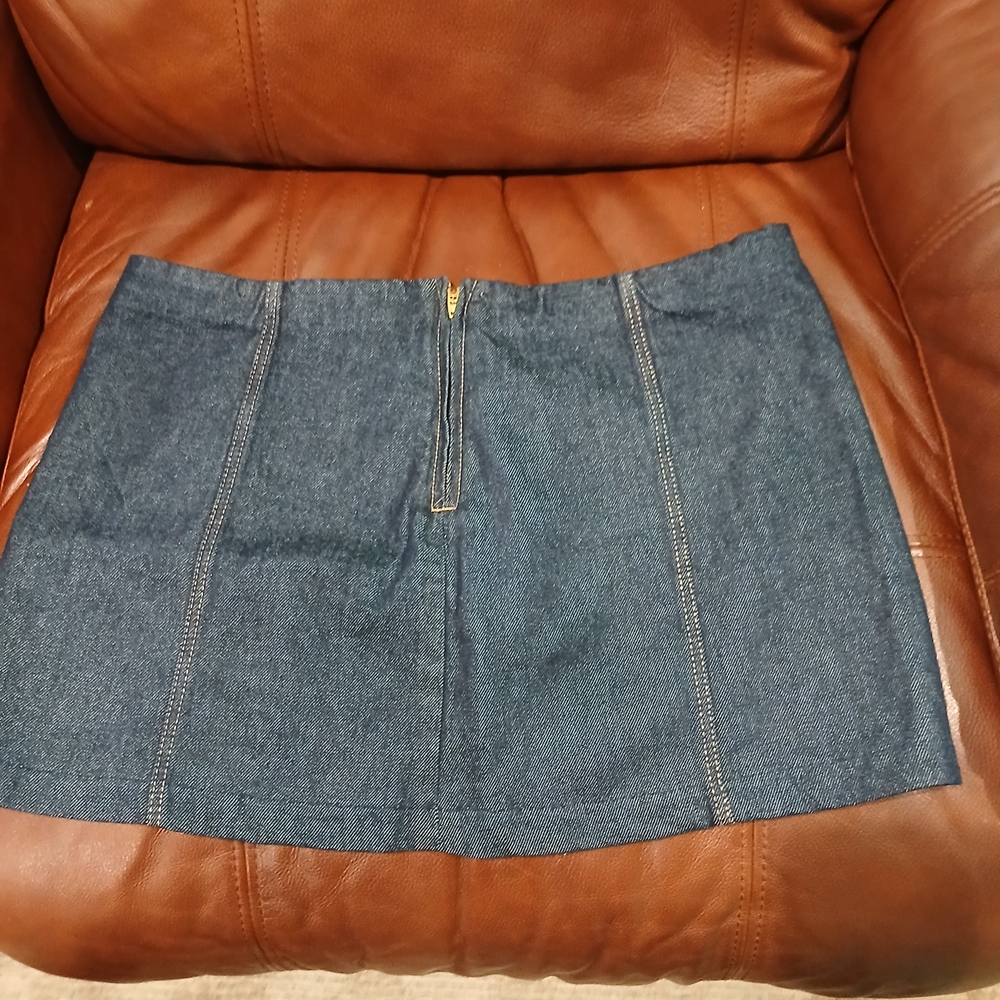 Divided H & M Denim Mini Skirt Size 10